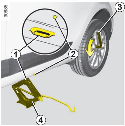 RENAULT FLUENCE 2011 - Changement de ROUE (1/2) - 1