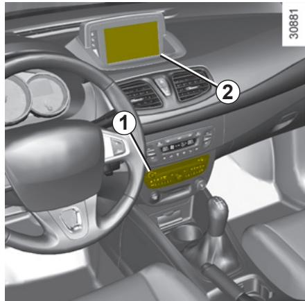 RENAULT FLUENCE 2011 - Commande intégrée de téléphone mains libres - 1
