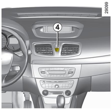 RENAULT FLUENCE 2011 - Verrouillage manuel des portes - 1