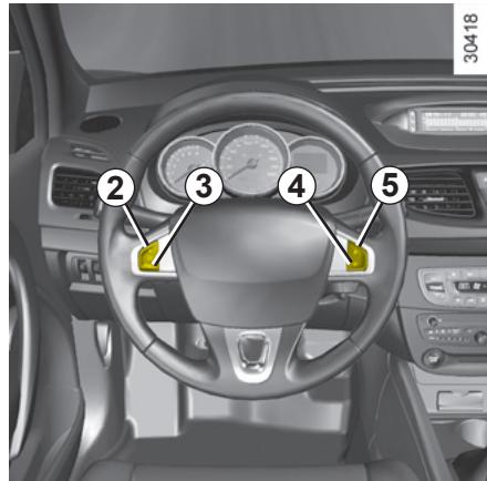 RENAULT FLUENCE 2011 - Régulateur-limiteur de vitesse : fonction régulateur (1/4) - 4