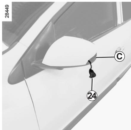 RENAULT FLUENCE 2011 - Éclaireurs plaque d'immatriculation 23 - 1