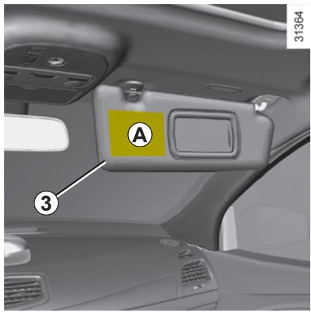 RENAULT FLUENCE 2011 - Déactivation des airbags passager avant - 3