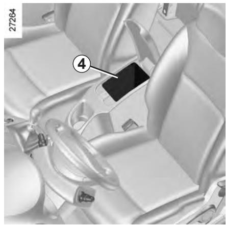 RENAULT KANGOO 2 2011 - Vide-poches de console centrale 4 - 1