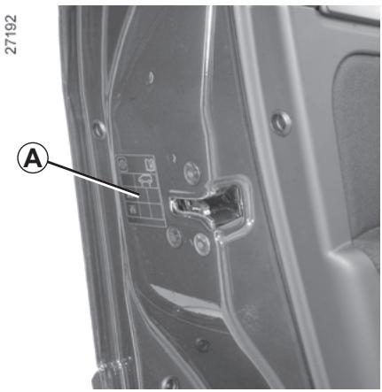 RENAULT KANGOO 2 2011 - PRESSIONS DE GONFLAGE DES PNEUMATIQUES à froid - 1