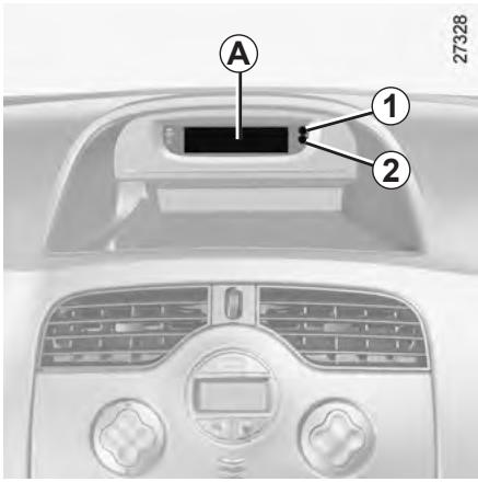 RENAULT KANGOO 2 2011 - HEURE ET TEMPERATURE EXTÉRIÉTURE - 1