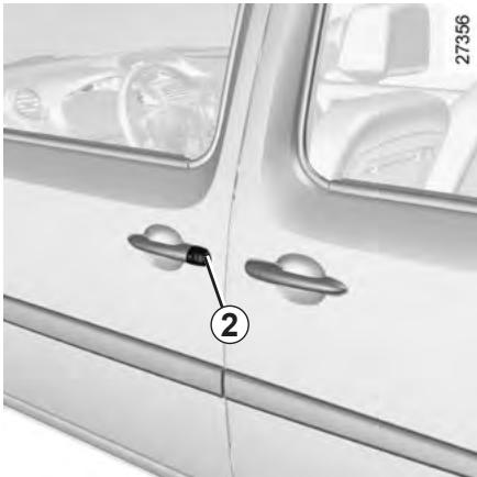 RENAULT KANGOO 2 2011 - VERROUILLAGE, DÉVERROUILLAGE CENTRALISÉ DES PORTES (2/2) - 1