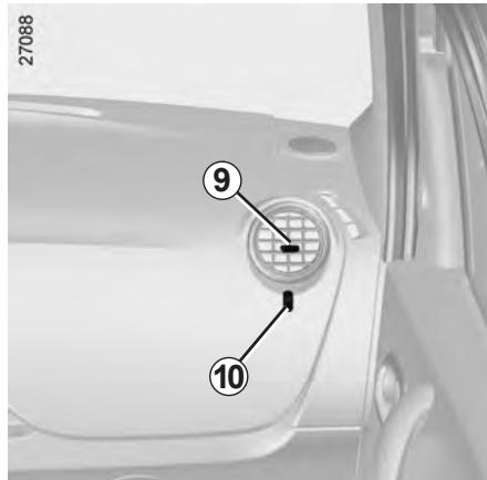 RENAULT KANGOO 2 2011 - AÉRATEURS : sorties d'air (2/2) - 2