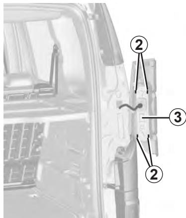 RENAULT KANGOO 2 2011 - FEUX ARRÈRE : remplacement des lampes (1/3) - 2