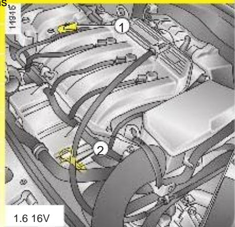 RENAULT KANGOO 2002 - Particularités de la version 1.2 - 2