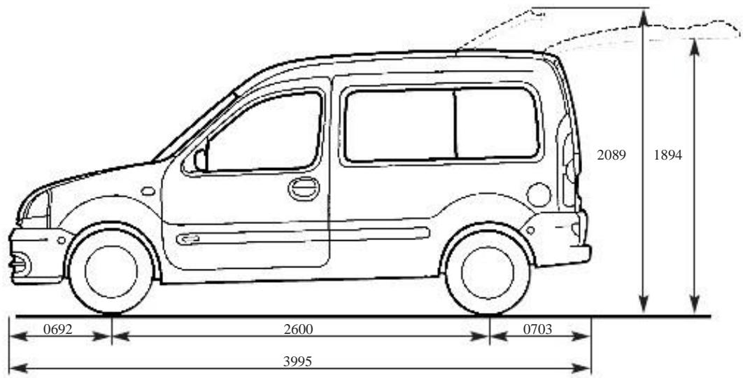 RENAULT KANGOO 2002 - Poids (suite) - 1