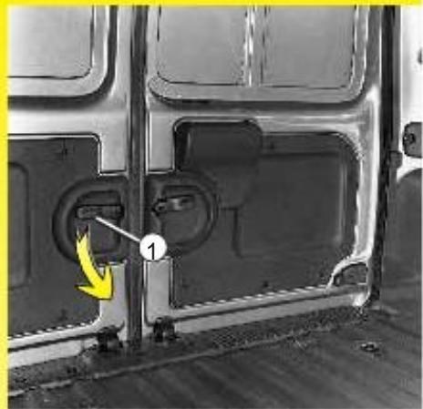 RENAULT KANGOO 2002 - Ouverture des PORTES (suite) - 1