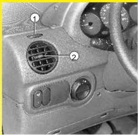 RENAULT KANGOO 2002 - Entrées d'air (sorties d'air) - 2