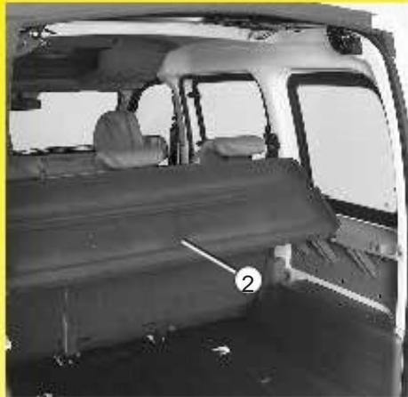 RENAULT KANGOO 2002 - Cache-bagages - 3