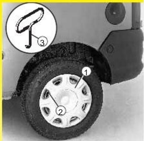 RENAULT KANGOO 2002 - Enjoliveurs - ROUES - 1