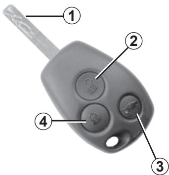 RENAULT KANGOO BE BOP 2012 - CLÉ, TÉLECOMMANDE À RADIOFRÉQUENCY : généralités (1/2) - 1