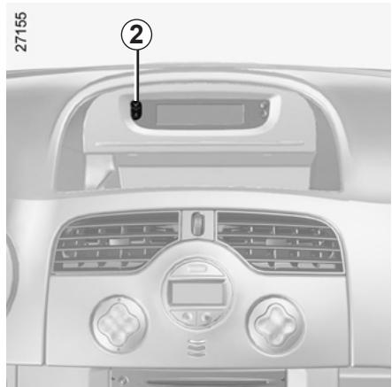 RENAULT KANGOO BE BOP 2012 - Activation de l'airbag passager avant - 1
