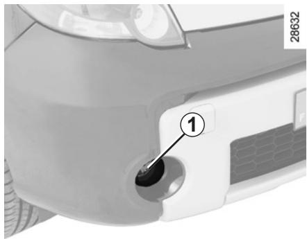 RENAULT KANGOO BE BOP 2012 - FEUX DE BROUILLARD : remplacement des lampes - 1