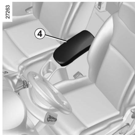 RENAULT KANGOO BE BOP 2012 - Vide-POCHES de console centrale 3 - 2
