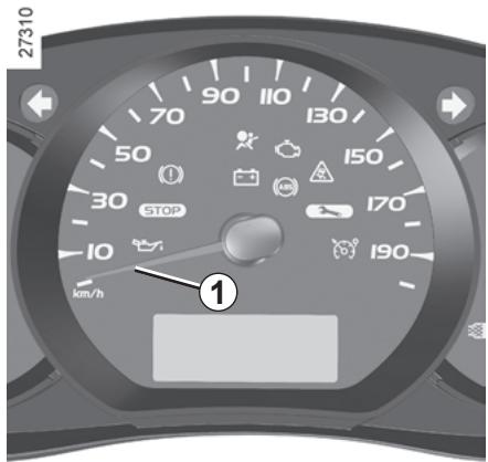 RENAULT KANGOO BE BOP 2012 - TABLEEAU DE BORD : afficheurs et indicateurs (1/2) - 1