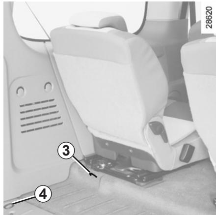 RENAULT KANGOO BE BOP 2012 - SECURITE ENFANTS :CHOIX de la fixation siège infant (2/2) - 2