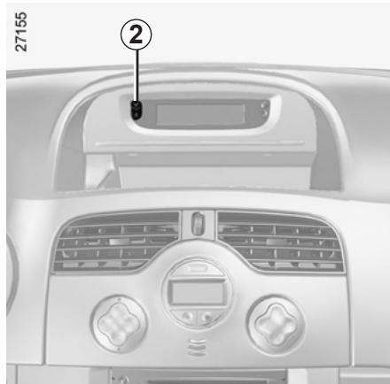 RENAULT KANGOO BE BOP 2012 - Déactivation de l'airbag passager avant - 1
