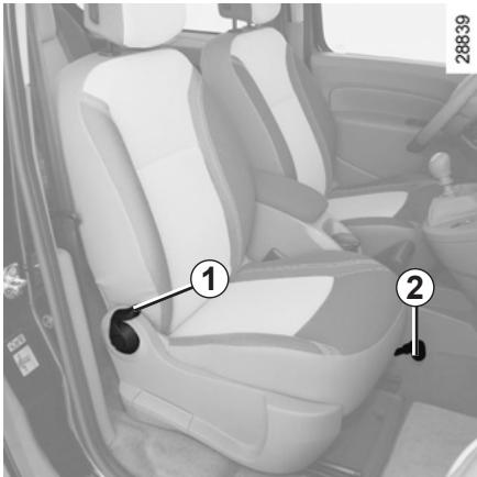 RENAULT KANGOO BE BOP 2012 - SIÉGES AVANT (1/2) - 1