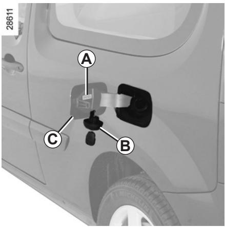 RENAULT KANGOO BE BOP 2012 - RÉSERVOIR À CARBURANT (1/2) - 1