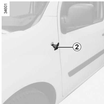 RENAULT KANGOO ZE - RÉPÉTITEURS LATERAUX : remplacement des lampes - 2
