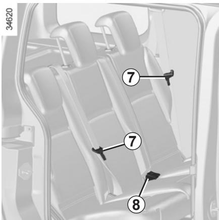RENAULT KANGOO ZE - Réglage en hauteur de la ceinture de sécurité avant - 1
