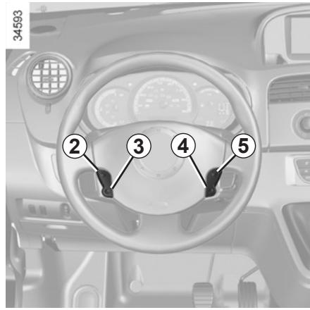 RENAULT KANGOO ZE - Régulateur-limiteur de vitesse : fonction régulateur (1/4) - 4