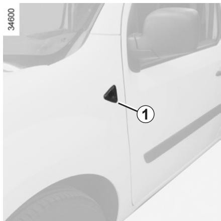 RENAULT KANGOO ZE - RÉPÉTITEURS LATERAUX : remplacement des lampes - 1