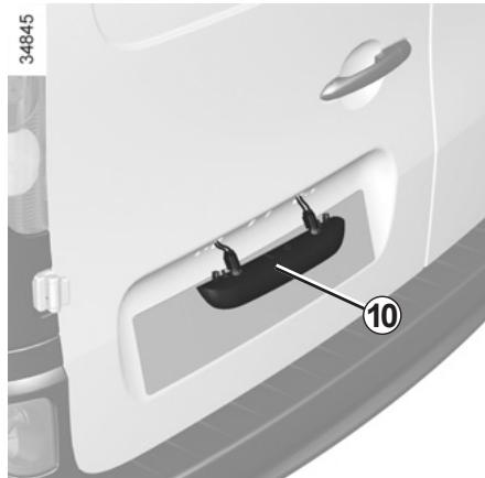 RENAULT KANGOO ZE - Éclaireur plaque d'immatriculation - 1