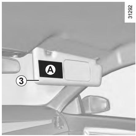 RENAULT LAGUNA 3 - Déactivation de l'airbag passager avant - 4