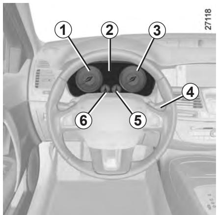 RENAULT LAGUNA 3 - Afficheurs et indicateurs - 1