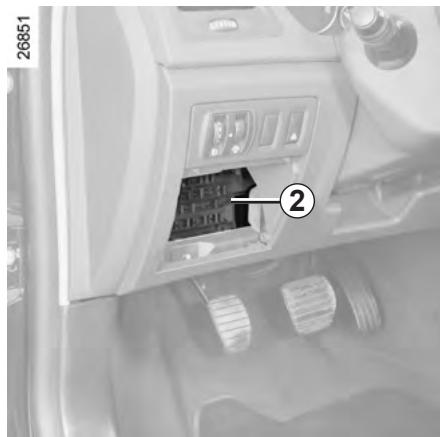 RENAULT LAGUNA 3 - Compartiment à fusibles 2 - 1
