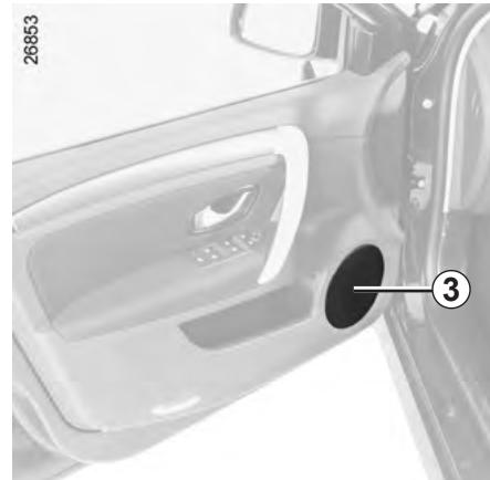 RENAULT LAGUNA 3 - Emplacement radio 1 - 2