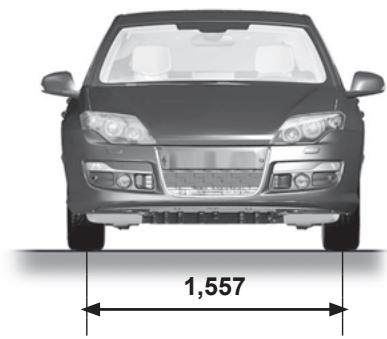 RENAULT LAGUNA 3 - Dimensions (en mètres) (1/2) - 2