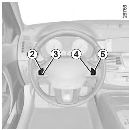 RENAULT LAGUNA 3 - Régulateur-limiteur de vitesse : fonction régulateur (1/4) - 4