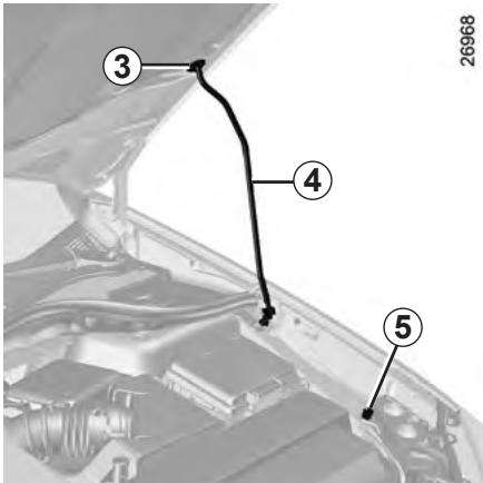 RENAULT LAGUNA 3 - Ouverture du capot - 2