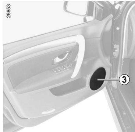 RENAULT LAGUNA 3 2011 - Emplacement radio 1 - 2