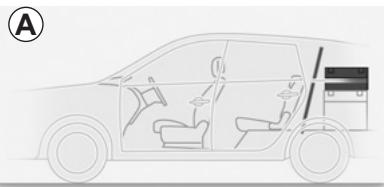 RENAULT LAGUNA 3 2011 - FILET DE SÉPARATION DE BAGAGES - 1