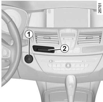 RENAULT LAGUNA 3 2011 - DÉMARRAGE, ARRÊT DU MOTEUR (suite) - 1