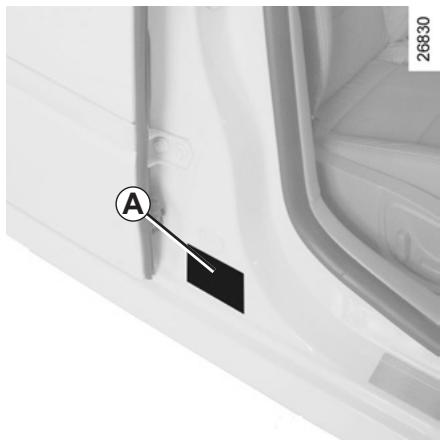 RENAULT LAGUNA 3 2011 - PLAQUES D'IDENTIFICATION VEHICULE - 1
