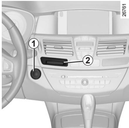 RENAULT LAGUNA 3 2011 - DÉMARRAGE, ARRÊT DU MOTEUR - 1