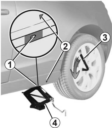 RENAULT LAGUNA 3 COUPE - Changement de ROUE (1/2) - 1