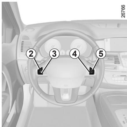 RENAULT LAGUNA 3 COUPE - Régulateur-limiteur de vitesse : fonction régulateur (suite) - 2