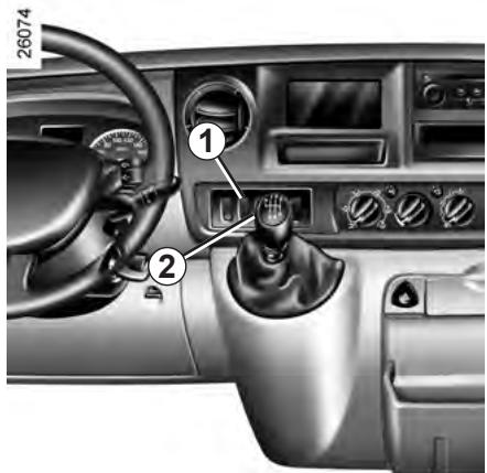 RENAULT MASTER 3 FOURGON 2007 - RÉGULATEUR-LIMITEUR DE VITESSE : fonction régulateur (suite) - 1