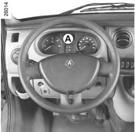 RENAULT MASTER 3 FOURGON 2007 - TABLEEAU DE BORD : tímoins lumineux (suite) - 1