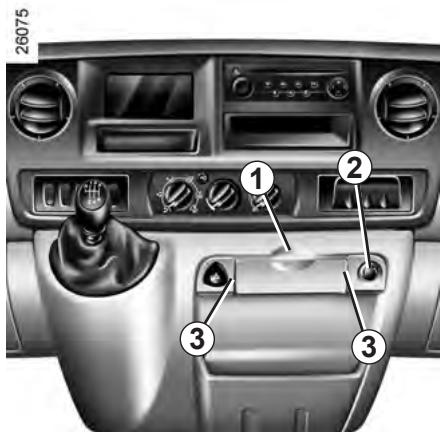 RENAULT MASTER 3 FOURGON 2007 - CENDRIER - ALLUME-CIGARES/PRISE ACCESSOIRES - 1