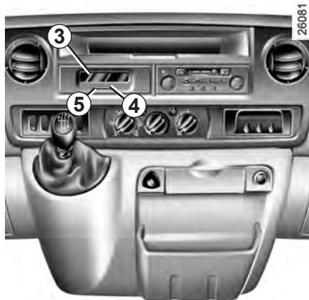 RENAULT MASTER 3 FOURGON 2007 - HEURE ET TEMPERATURE EXTÉRIÉTURE - 2